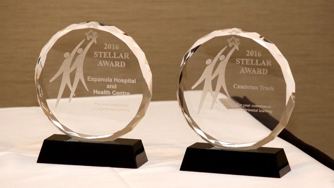 Ontario SPCA accepts 2016 Stellar Award for mentoring students
