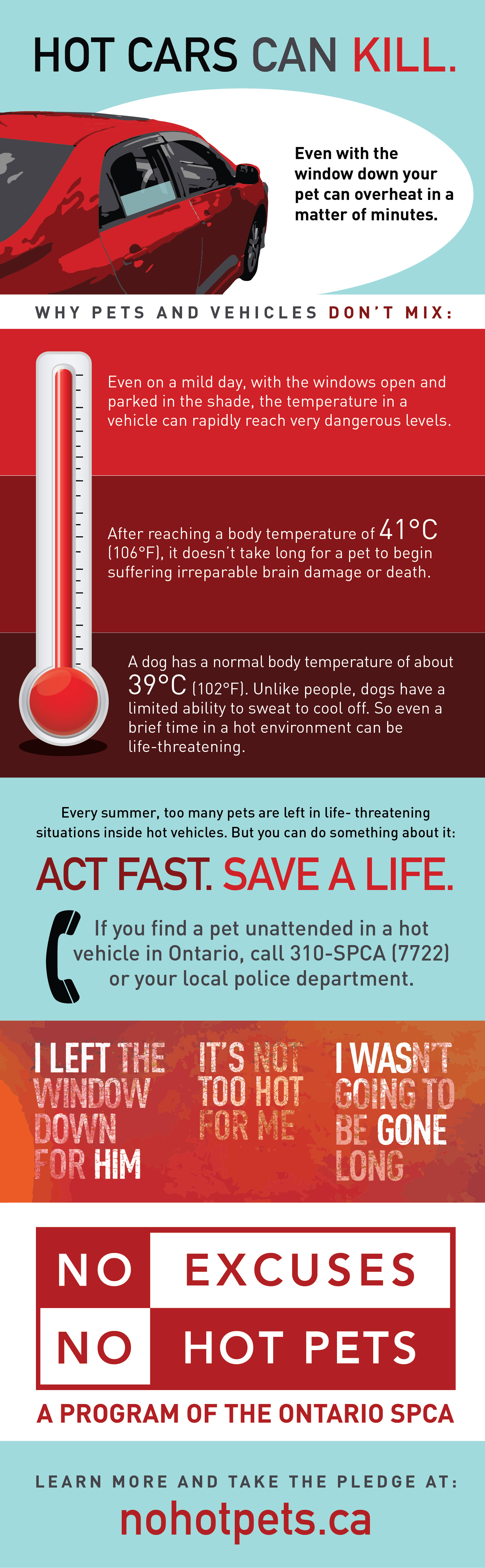no hot pets, ontario SPCA, summer, heat, pet safety