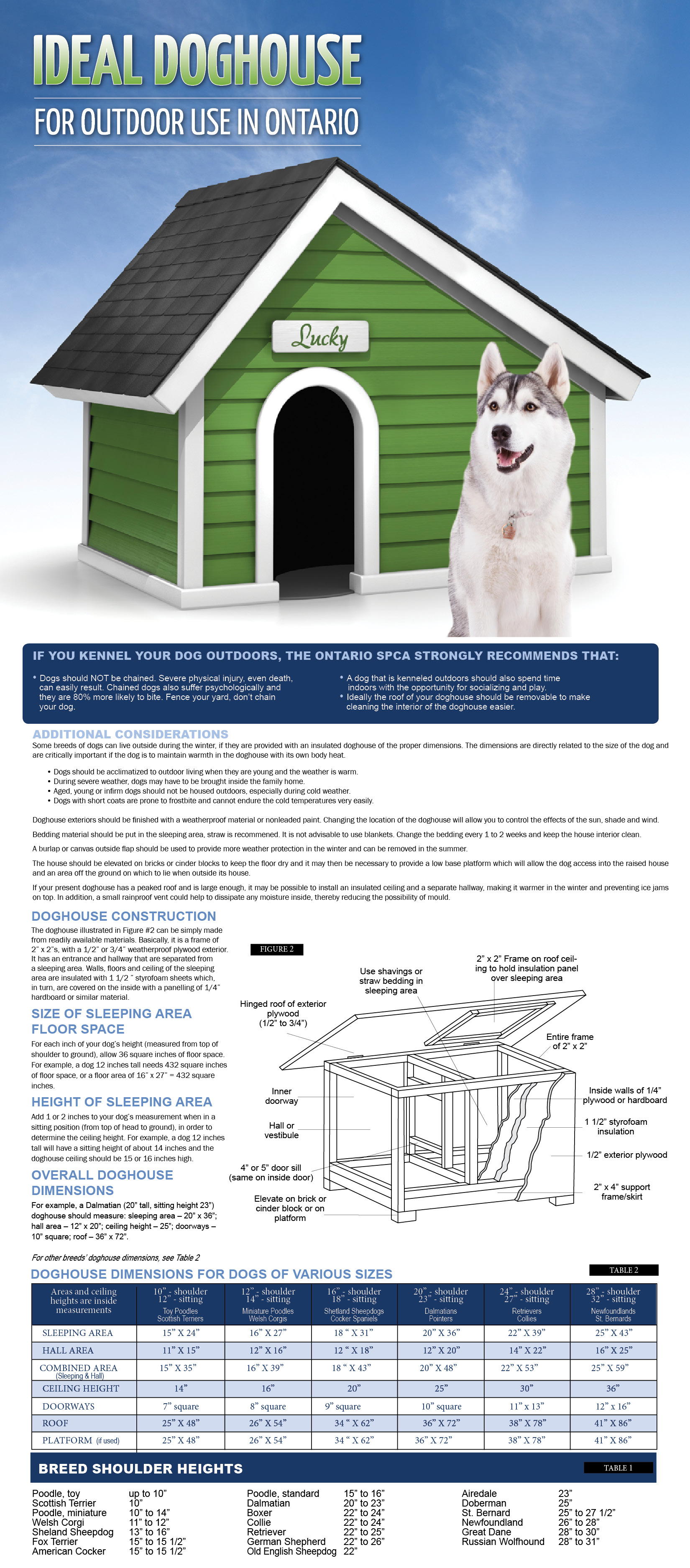 how to keep a dog house warm in winter