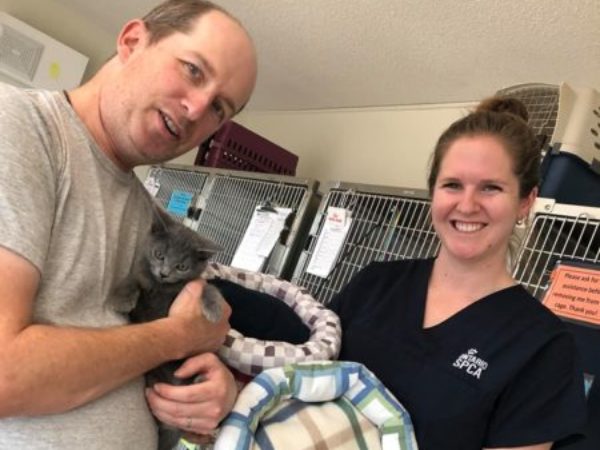 Sewing class donates cat beds to local shelter