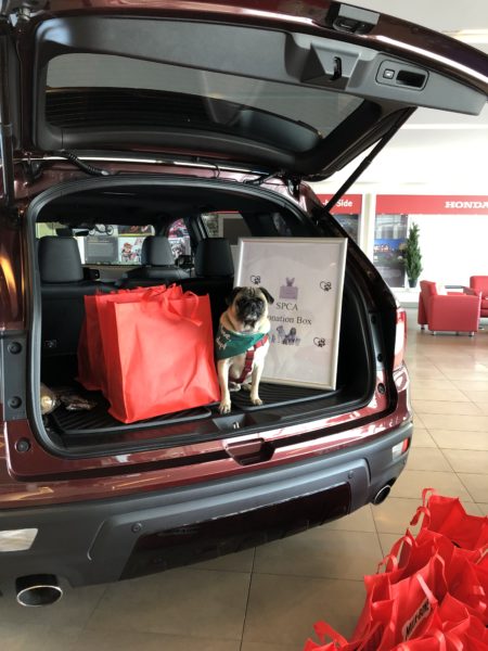 honda canada, donation drive