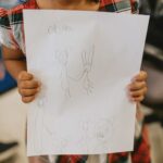 child's artwork from humane education presentation