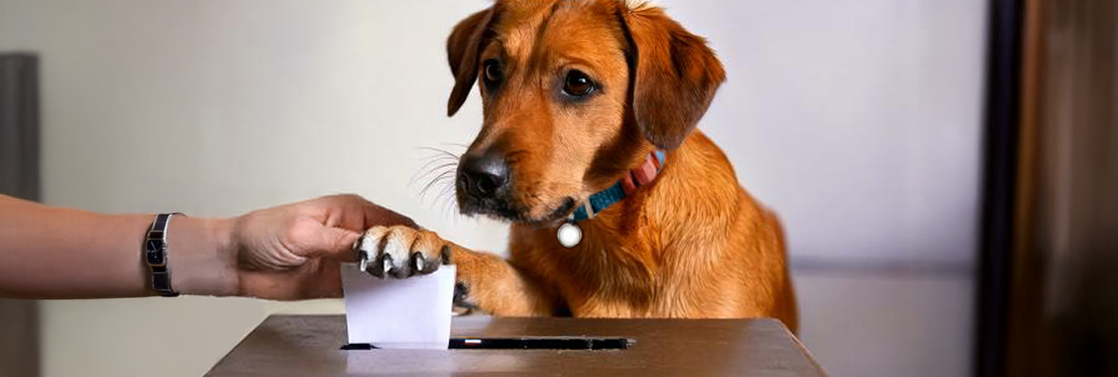 dog ballot box