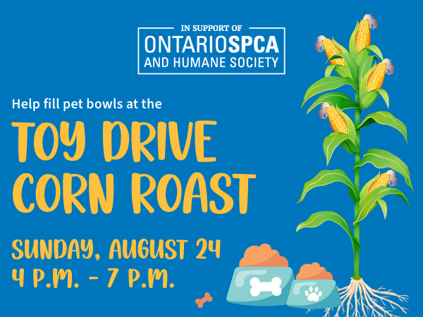 toy drive corn roast