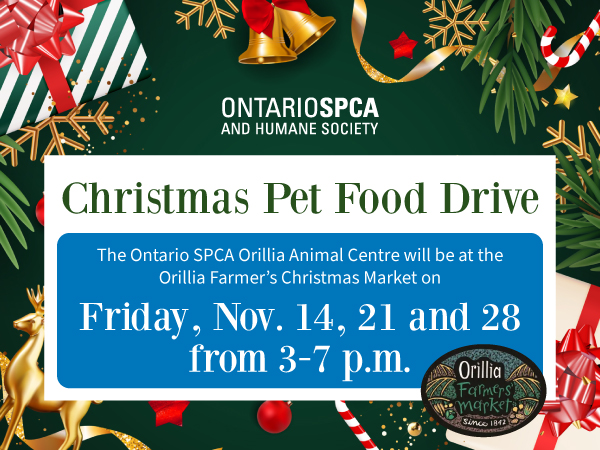 christmas pet food drive