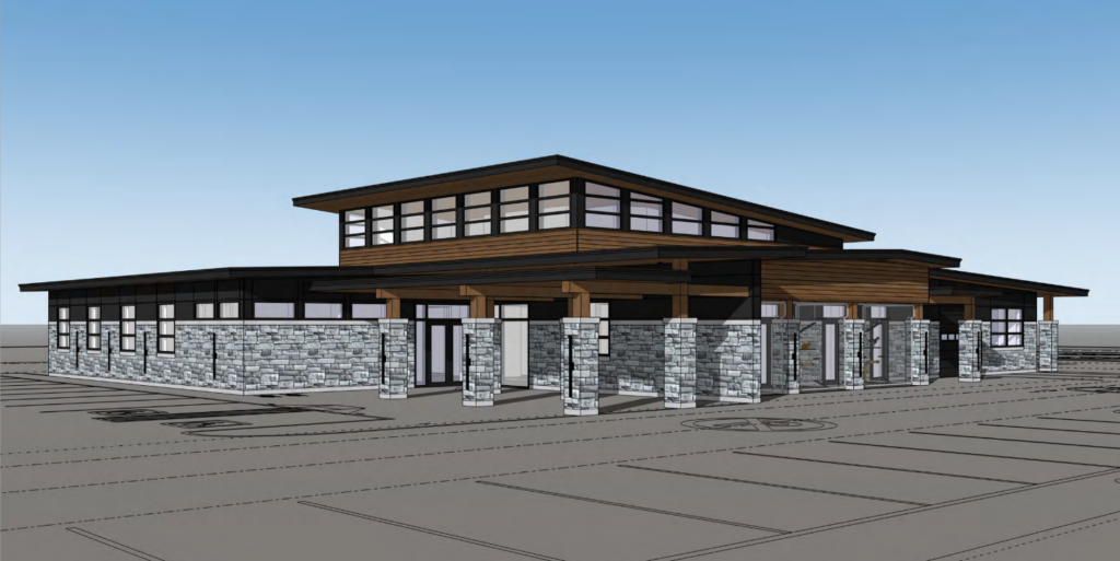 Exterior rendering of Cornwall's new animal centre